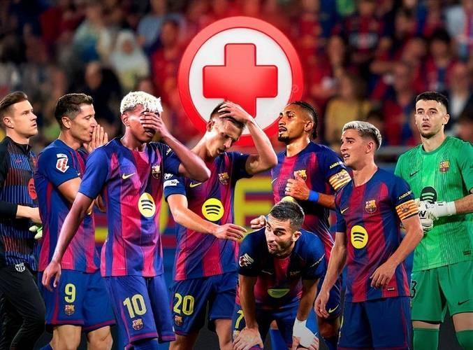 包含巴萨阵中伤病潮涌现,球队整体实力下降的词条 包含巴萨阵中伤病潮涌现,球队整体实力下降的词条